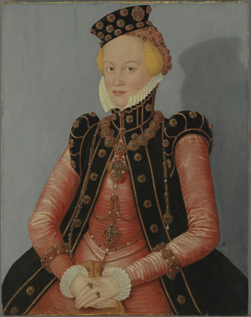 Porträt einer sächsischen Prinzessin von Lucas Cranach the Younger