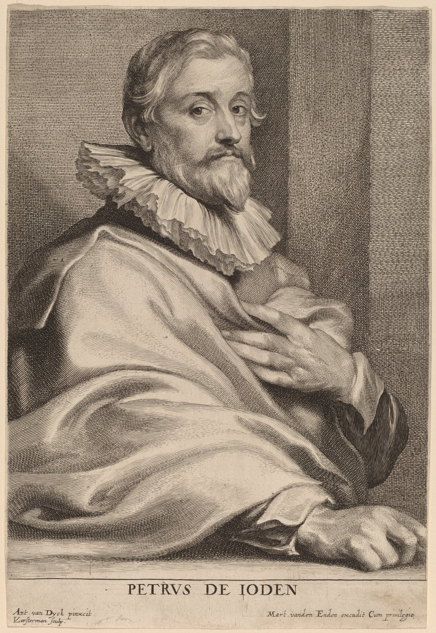 Pieter de Jode der Ältere von Lucas Emil Vorsterman after Sir Anthony van Dyck