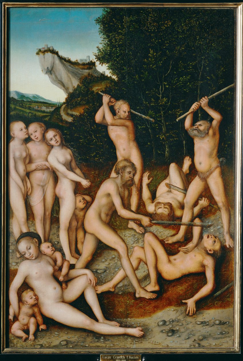Das Silberne Zeitalter ... von Lucas the Elder Cranach
