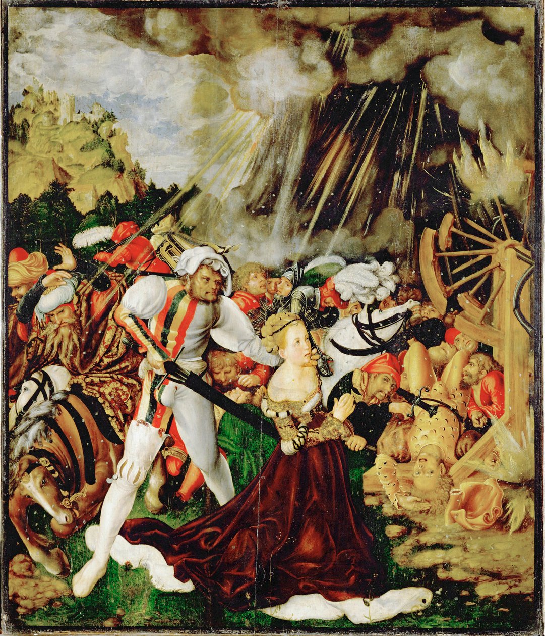 Das Martyrium der Heiligen Katharina von Lucas the Elder Cranach