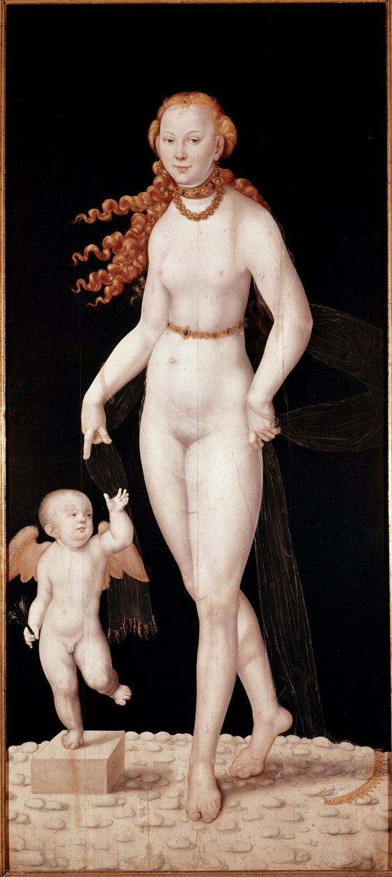 Venus und Amor von Lucas the Younger Cranach