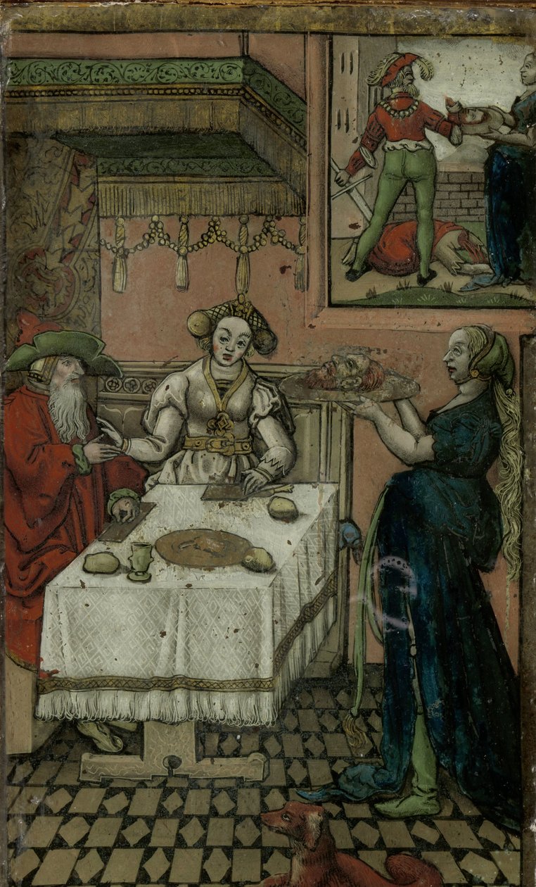 Salome mit dem Kopf Johannes des Täufers von Lucas van Leyden (manner of)