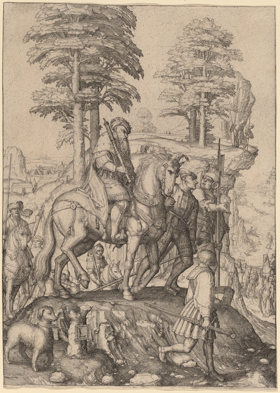 Abigail und David von Lucas van Leyden