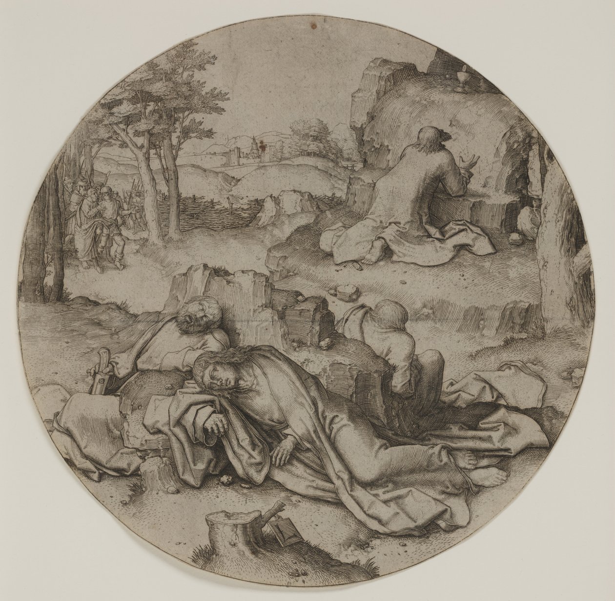Die Agonie im Garten von Lucas van Leyden