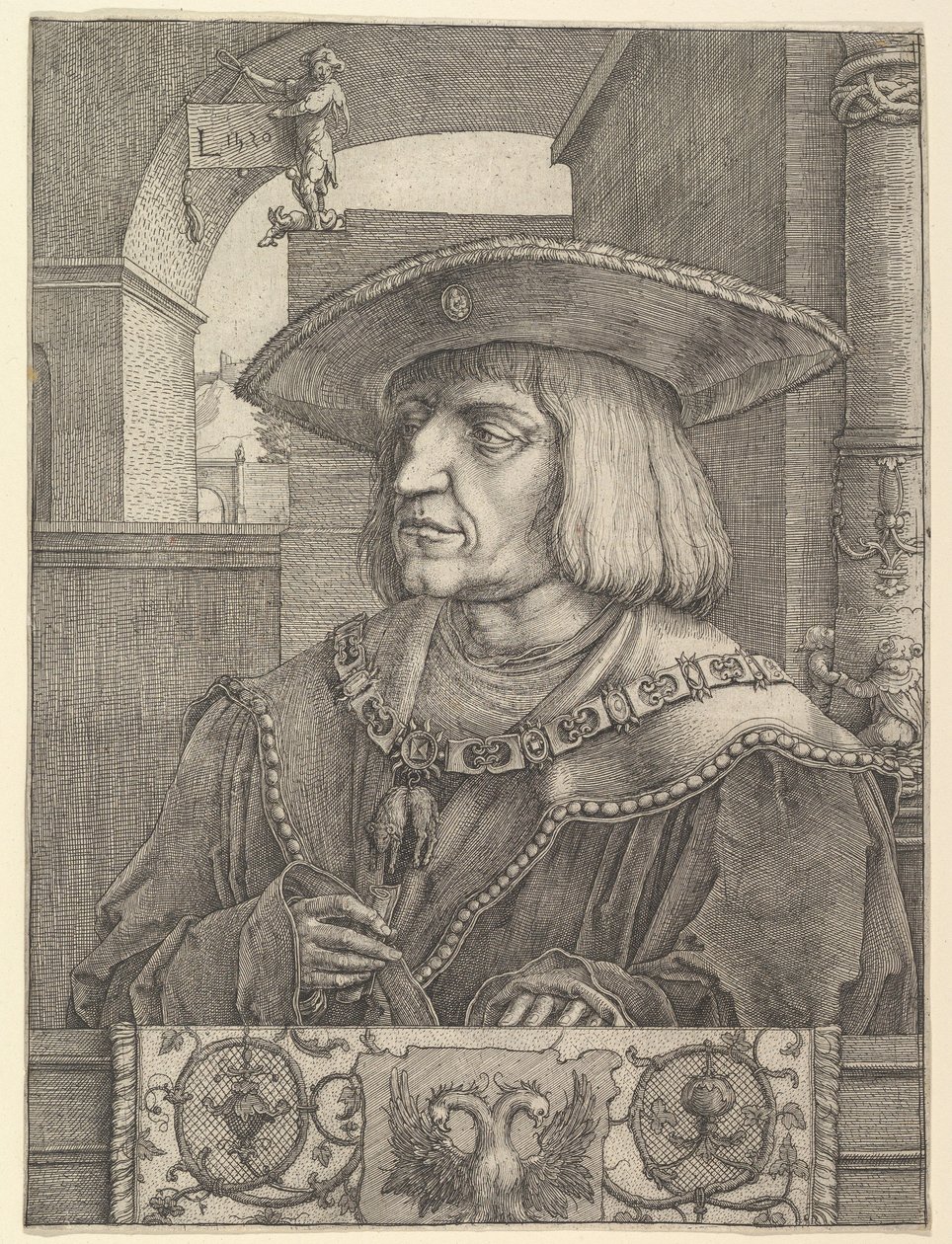 Kaiser Maximilian I. von Lucas van Leyden