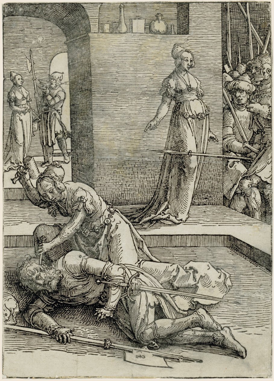 Jaël tötet Sisera von Lucas van Leyden