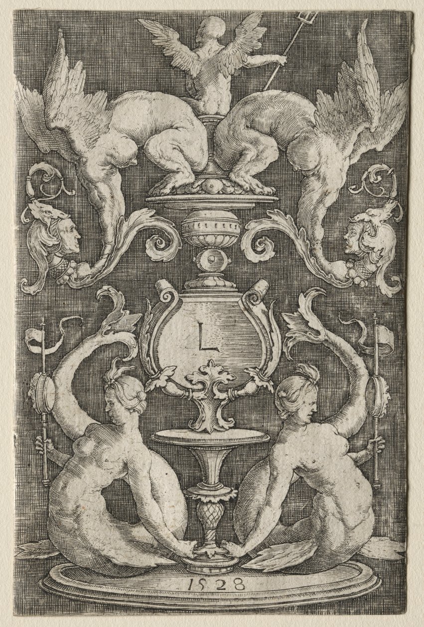 Ornamenttafel von Lucas van Leyden
