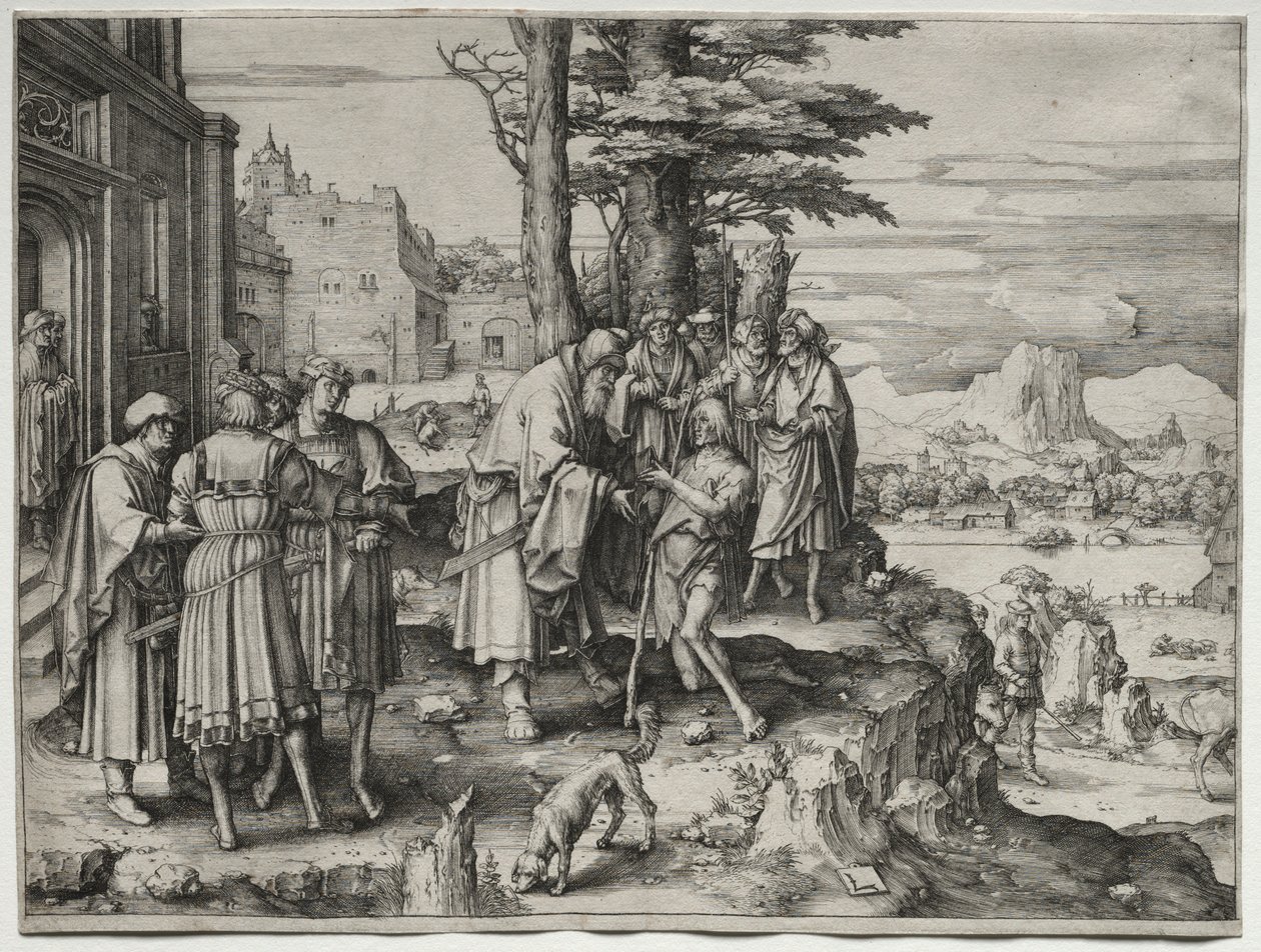 Rückkehr des verlorenen Sohnes, ca. 1510 von Lucas van Leyden