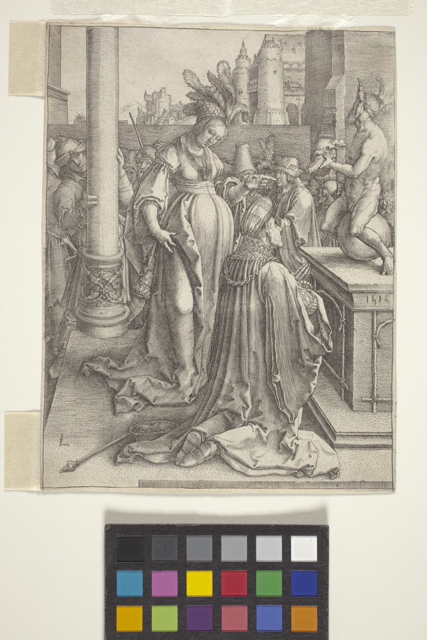 Salomons Götzendienst von Lucas van Leyden