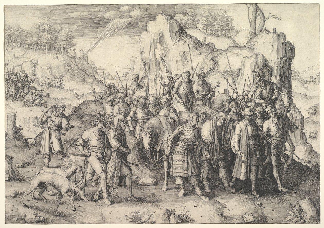 Die Bekehrung des Heiligen Paulus von Lucas van Leyden