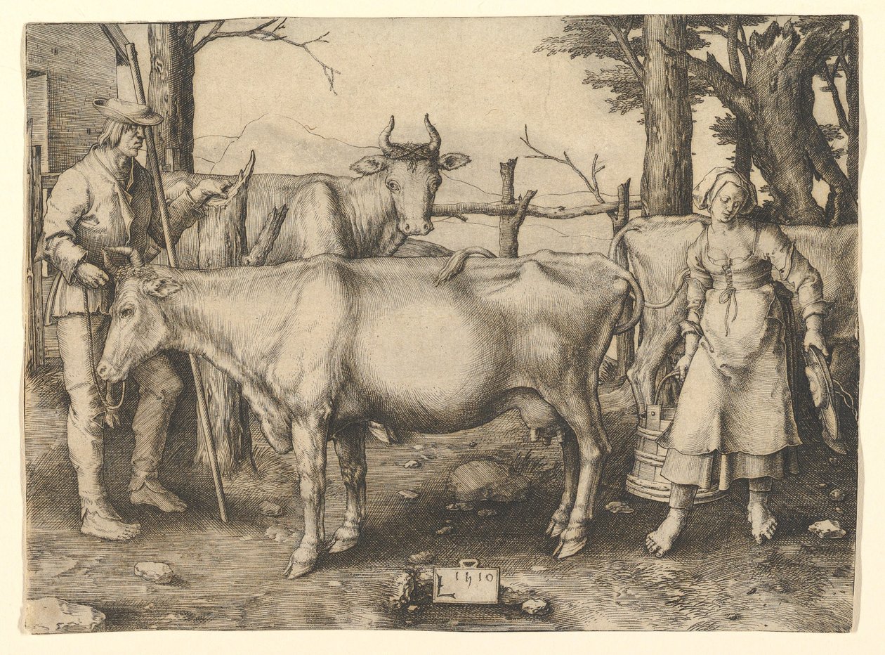 Die Milchmagd von Lucas van Leyden