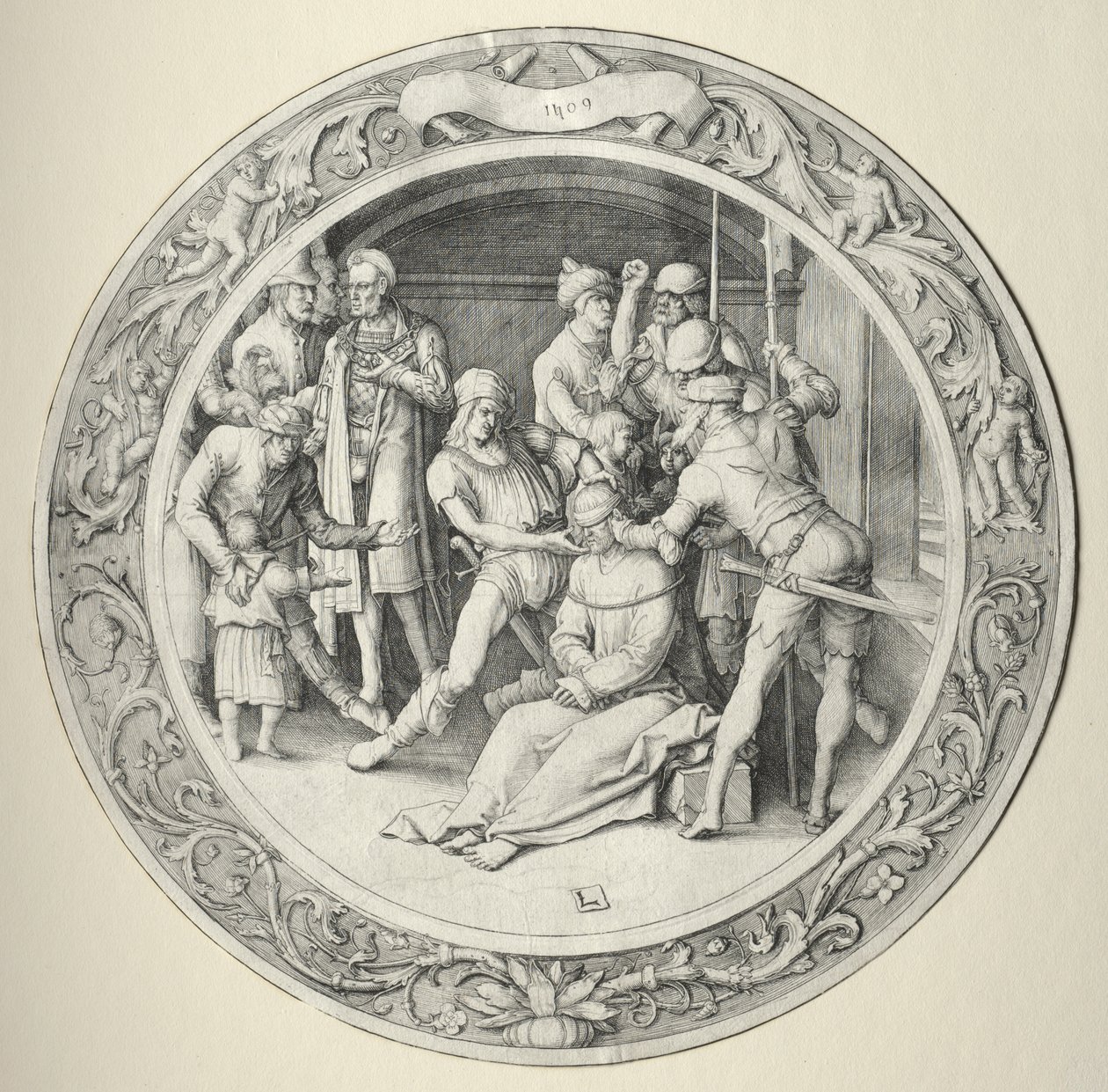 Die Runde Passion: Ecce Homo von Lucas van Leyden
