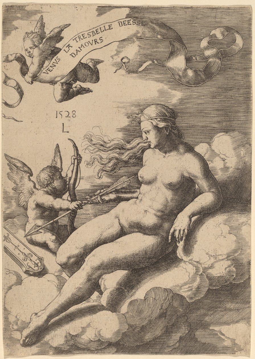 Venus und Amor von Lucas van Leyden