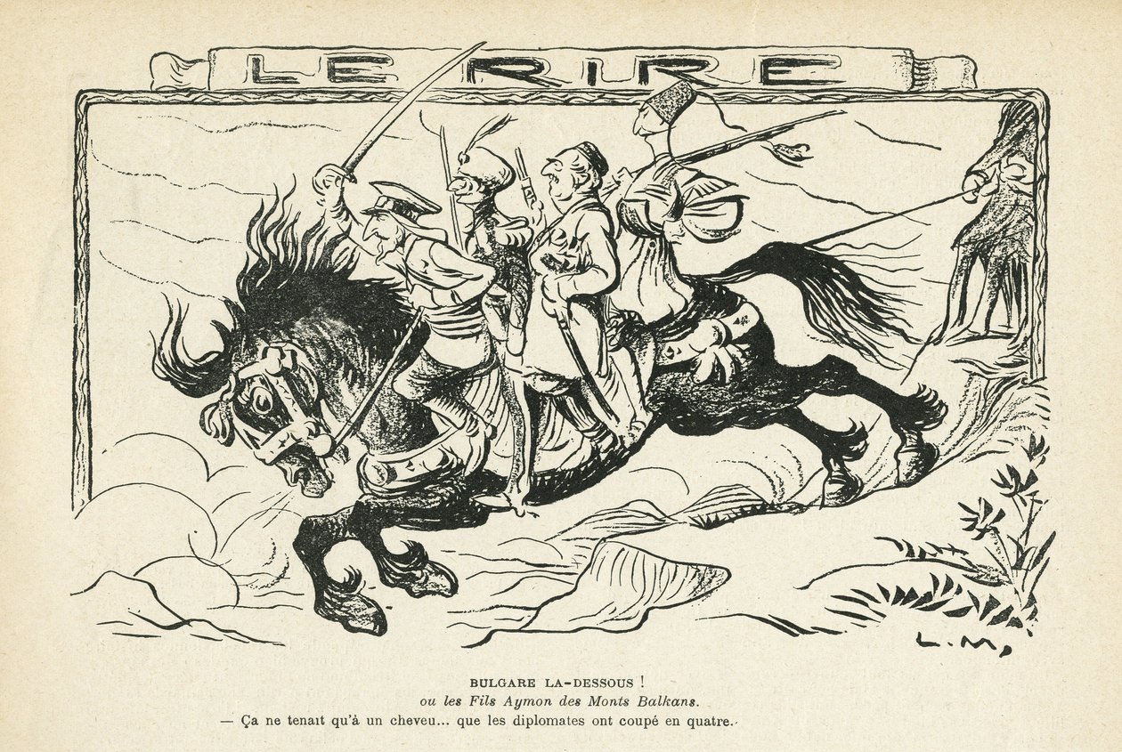 Illustration in Le Rire von Lucien Metivet