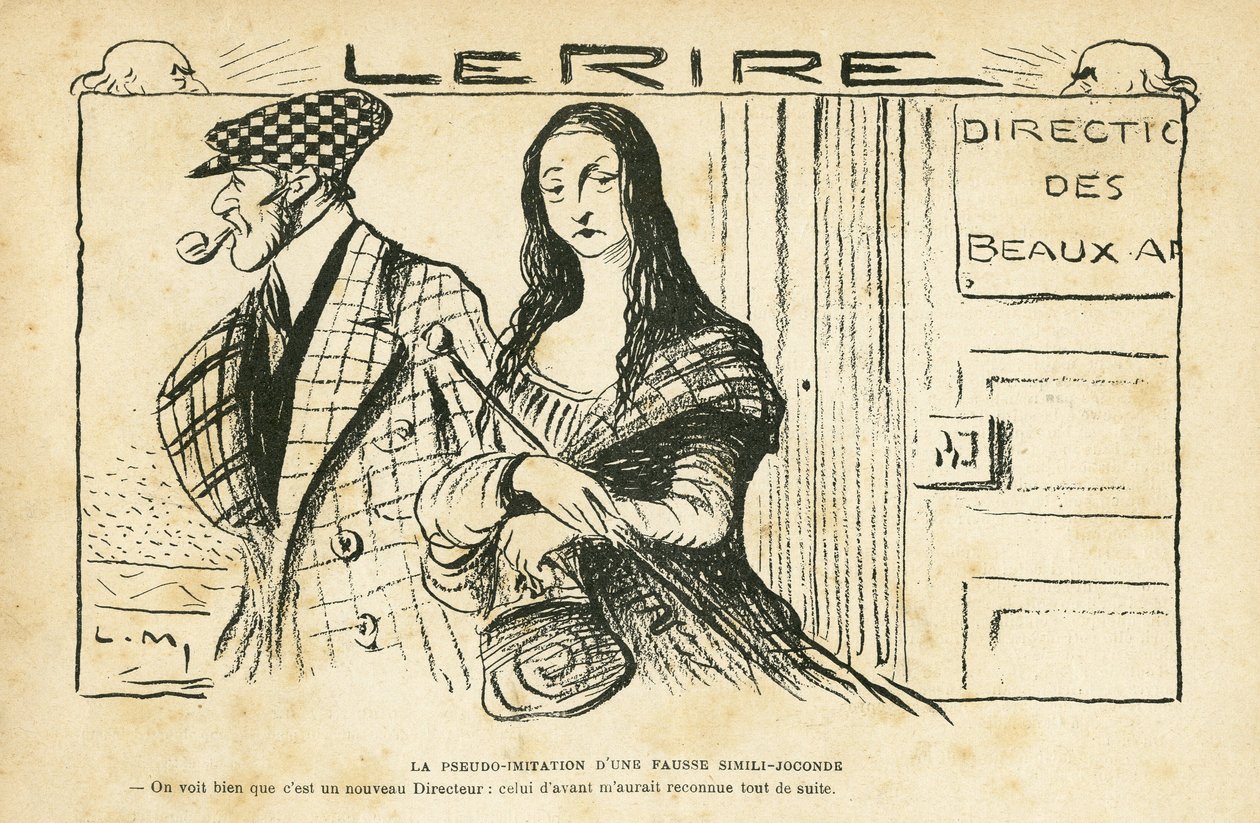Illustration in Le Rire von Lucien Metivet