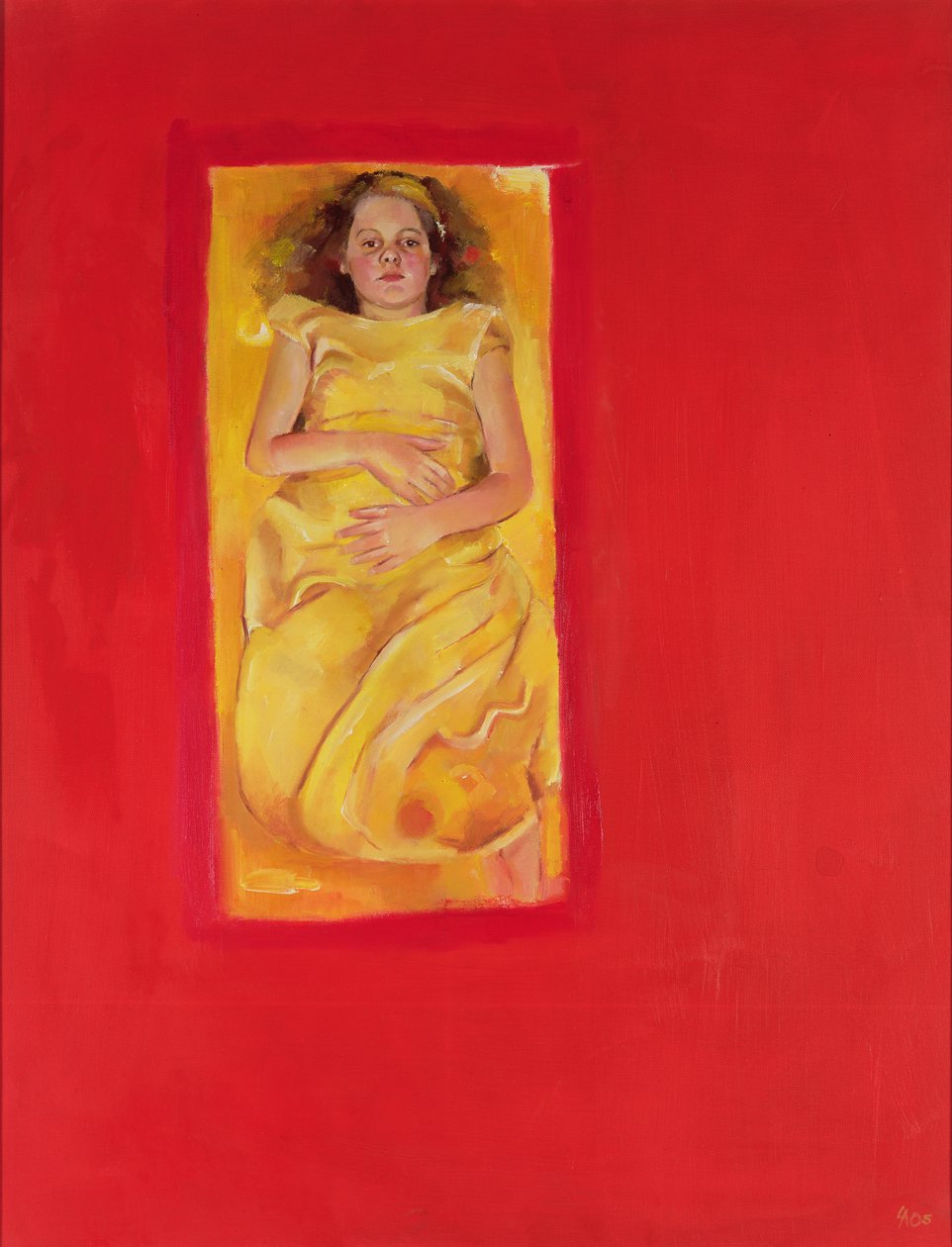 Mädchen im Bett, 2004 von Lucinda Arundell