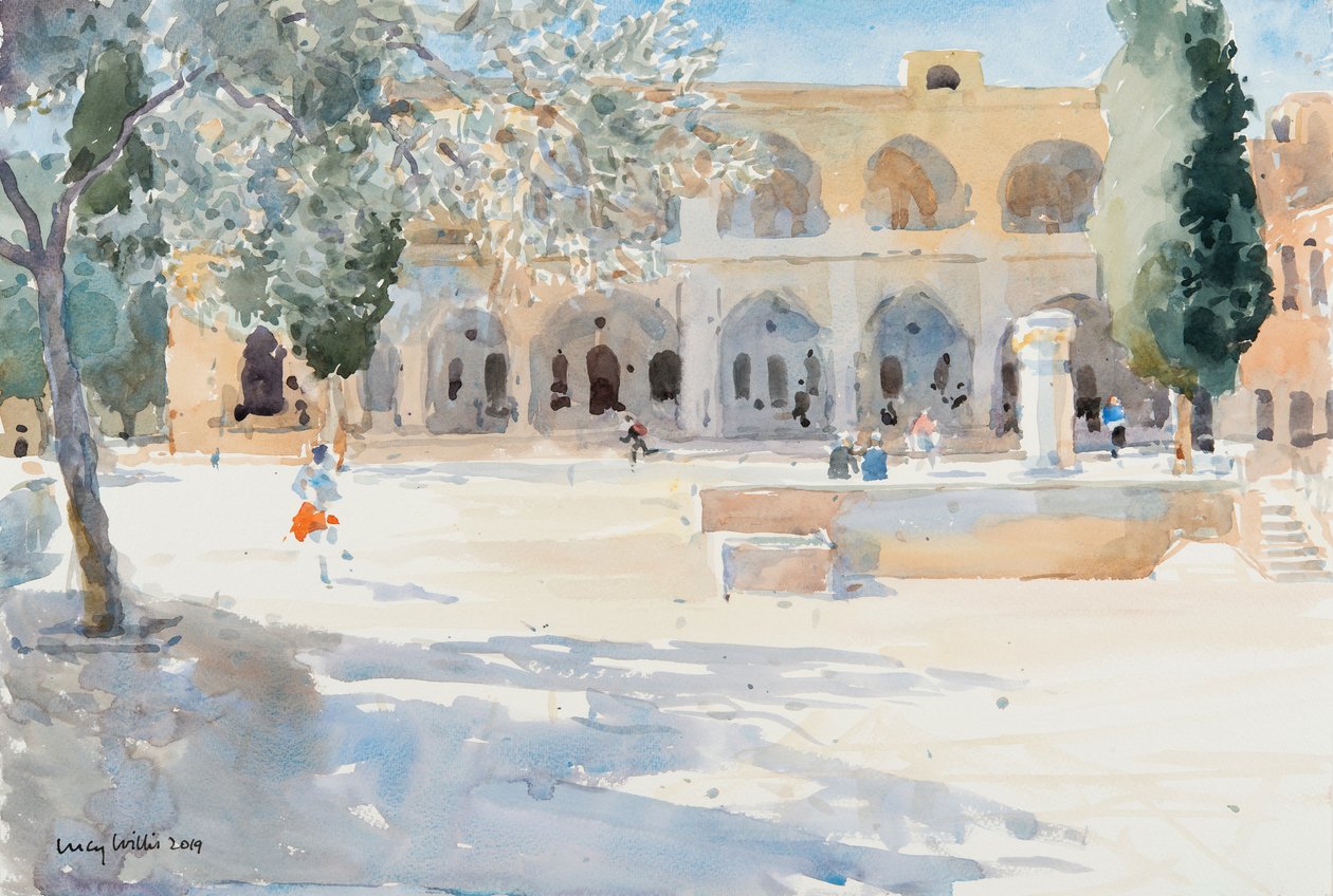 Batei Mahase Platz, Alt-Jerusalem von Lucy Willis