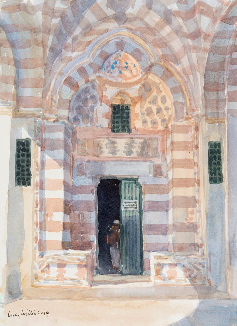 Schattiger Eingang, Tempelberg, Jerusalem von Lucy Willis