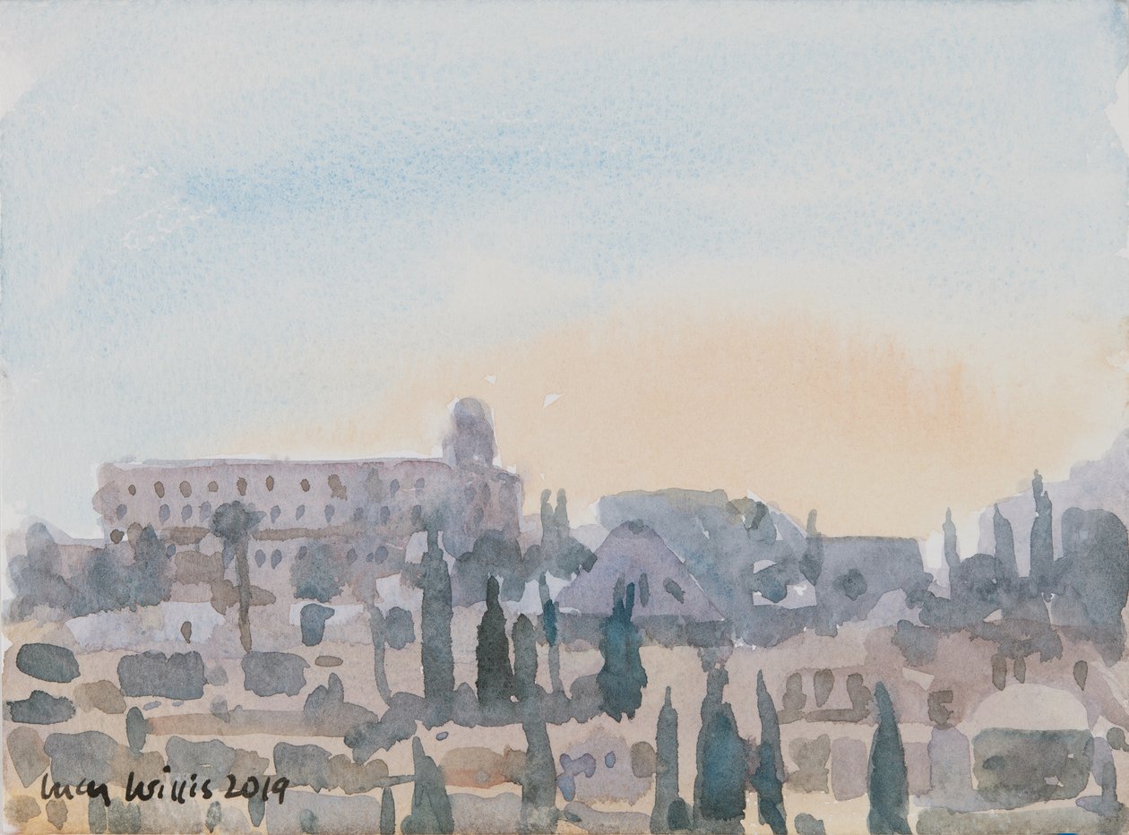 Das King David Hotel, Sonnenuntergang, Jerusalem von Lucy Willis