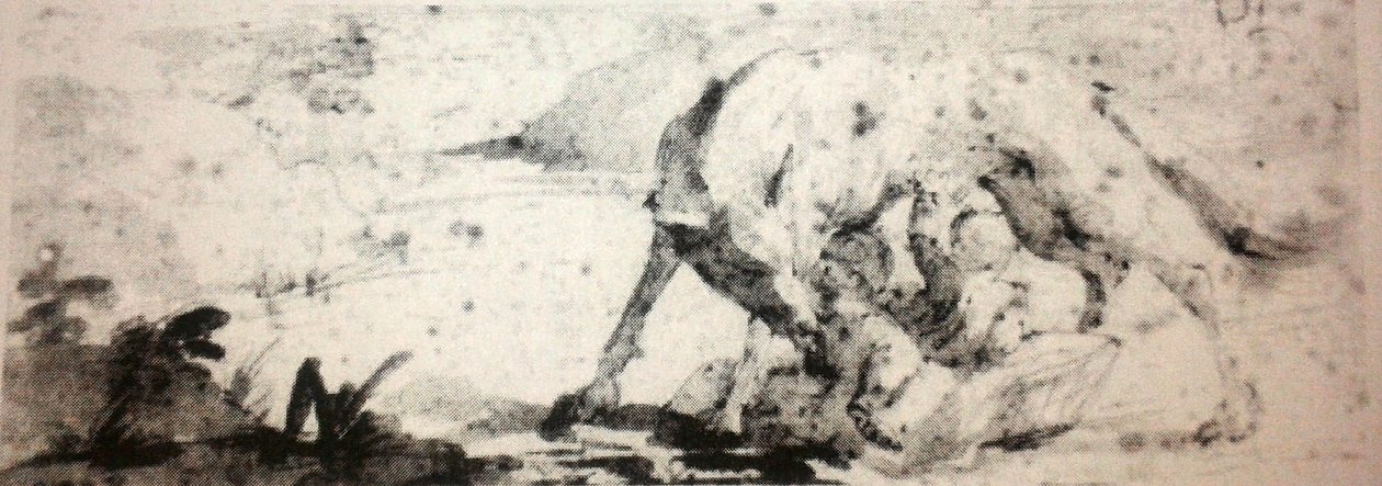 Romulus und Remus, gesäugt von einer Wölfin von Ludovico Carracci