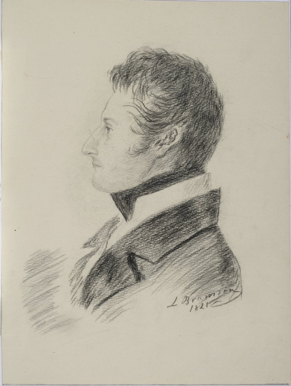 Porträt von Graf Matvey Yuryevich Vilyegorsky 1794-1866, 1821 von Ludwig Bramson