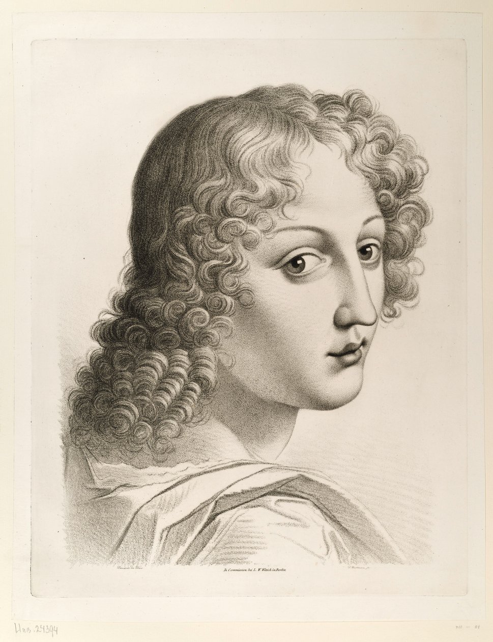 Kopf eines Engels von Ludwig Buchhorn