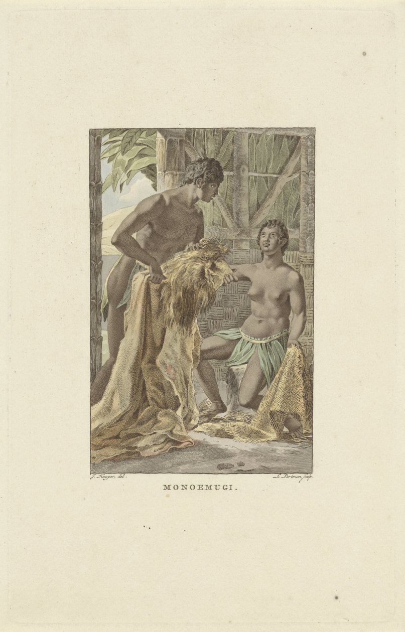 Bewohner des Königreichs Monoemugi von Ludwig Gottlieb Portman