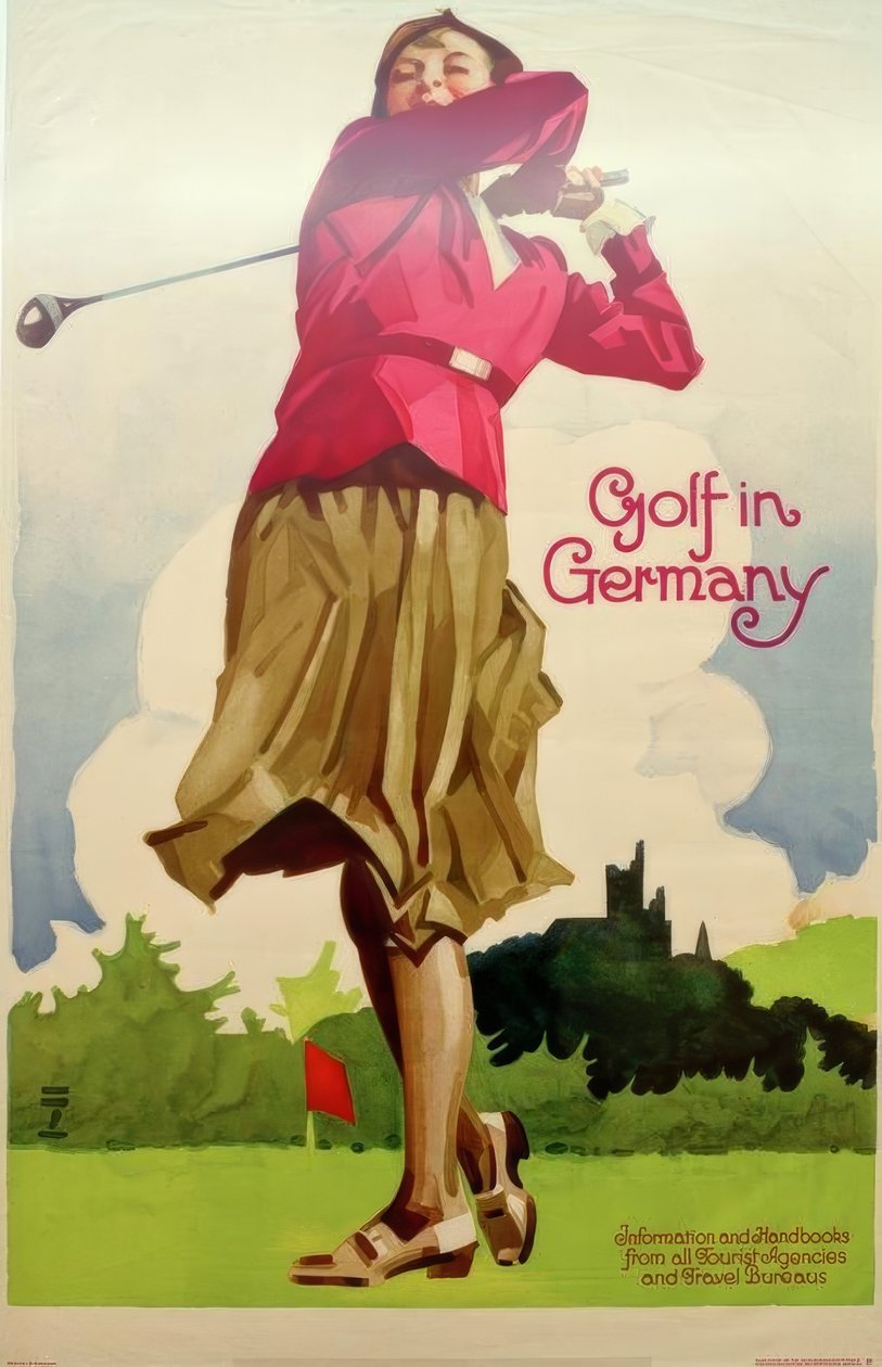 Golf in Germany von Ludwig Hohlwein