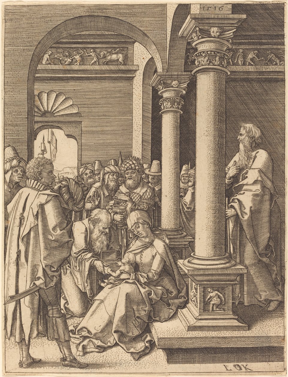 Die Anbetung der Könige von Ludwig Krug
