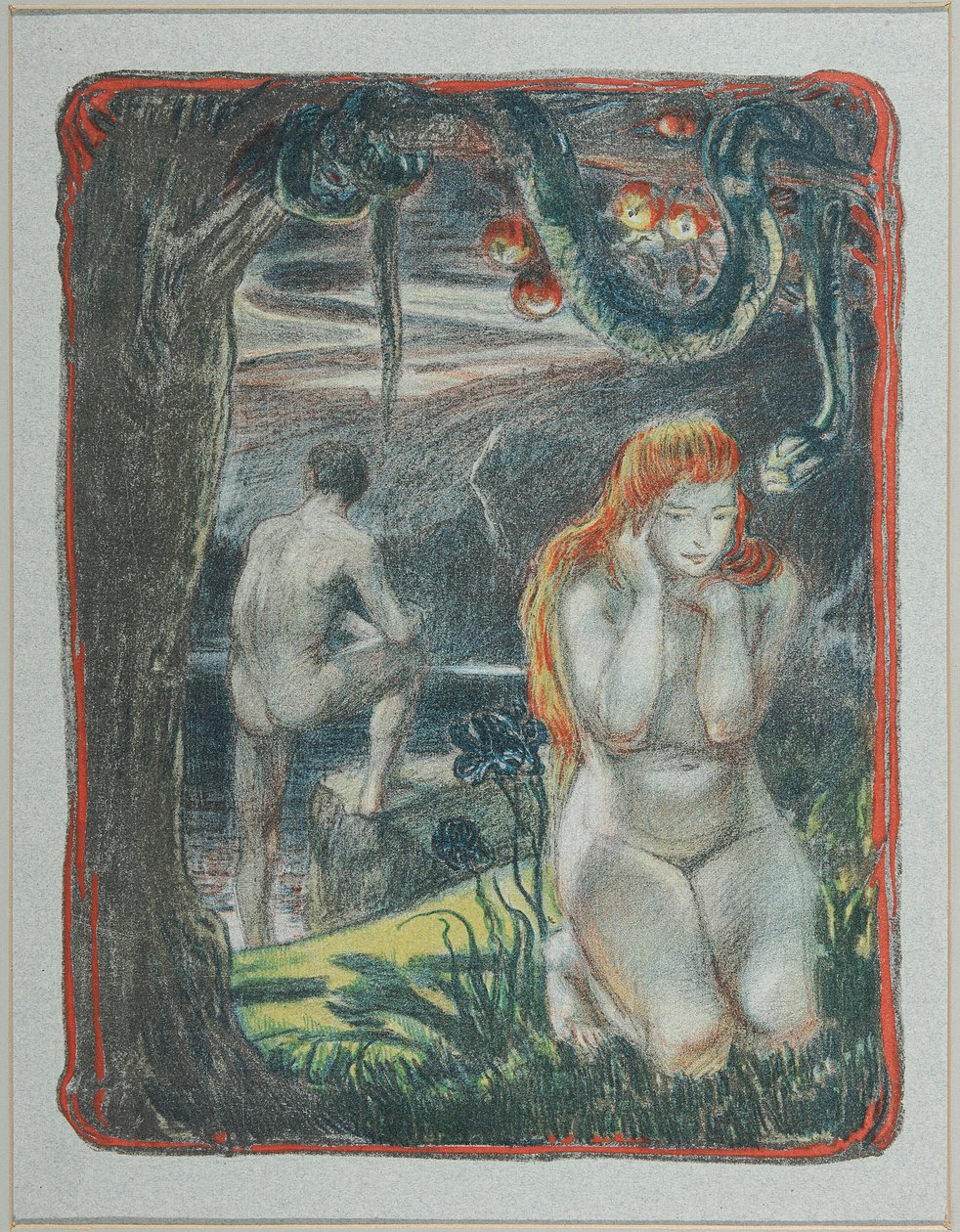 Adam und Eva von Ludwig von Hofmann