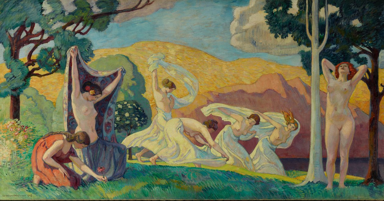 Frühlingsreigen von Ludwig von Hofmann