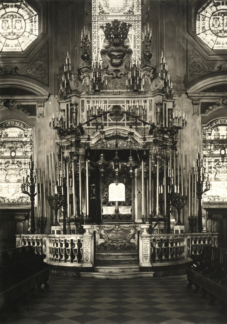 Der Hekhal der alten Synagoge von Livorno von Luigi Betti