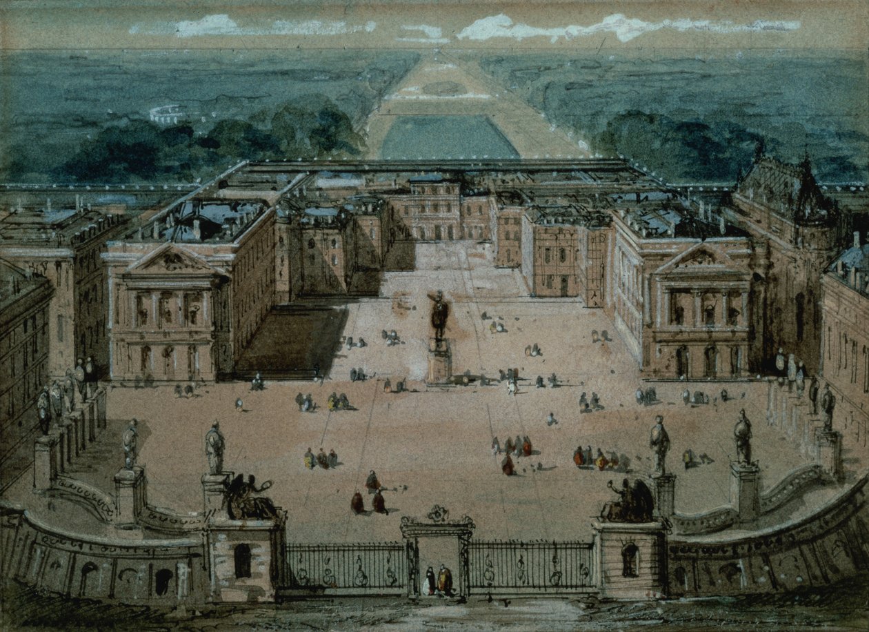 Ansicht von Versailles von Luigi Loir