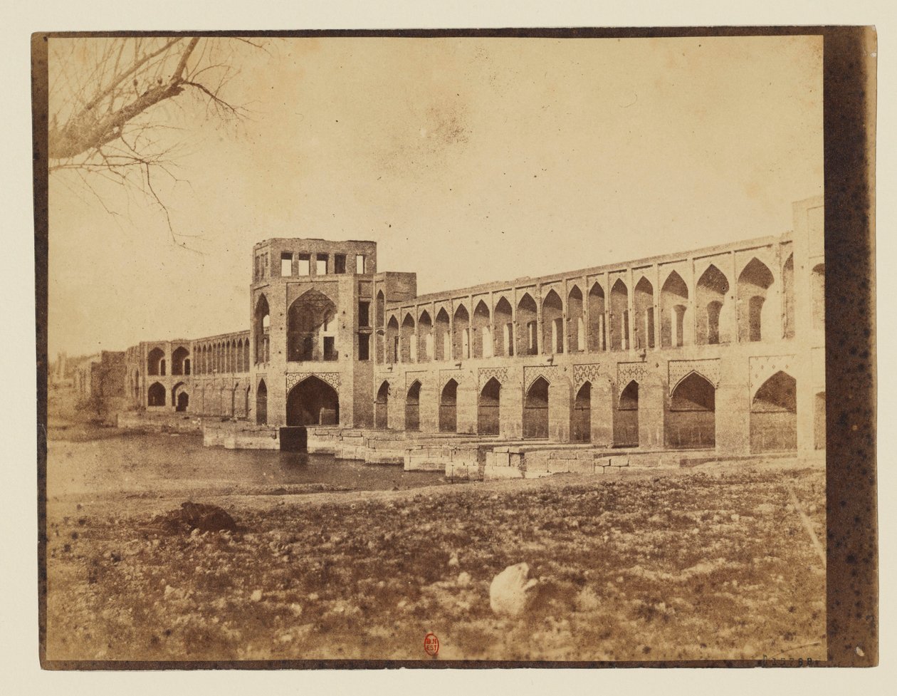 Isfahan, Brücke genannt Kha djô (Khaju-Brücke) von Luigi Pesce