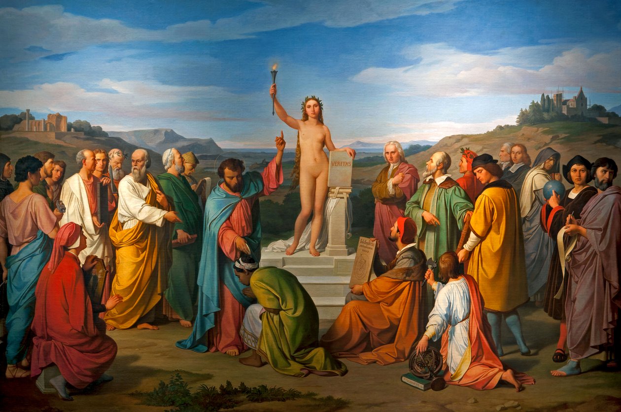 Der Triumph der Wahrheit. 19. Jahrhundert von Luigi Mussini