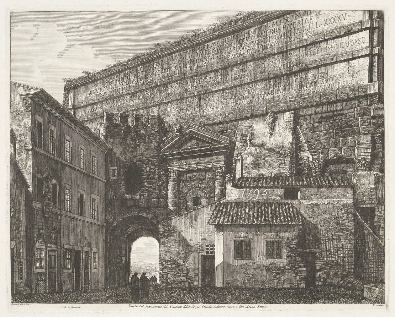 Porta Maggiore in Rom von Luigi Rossini