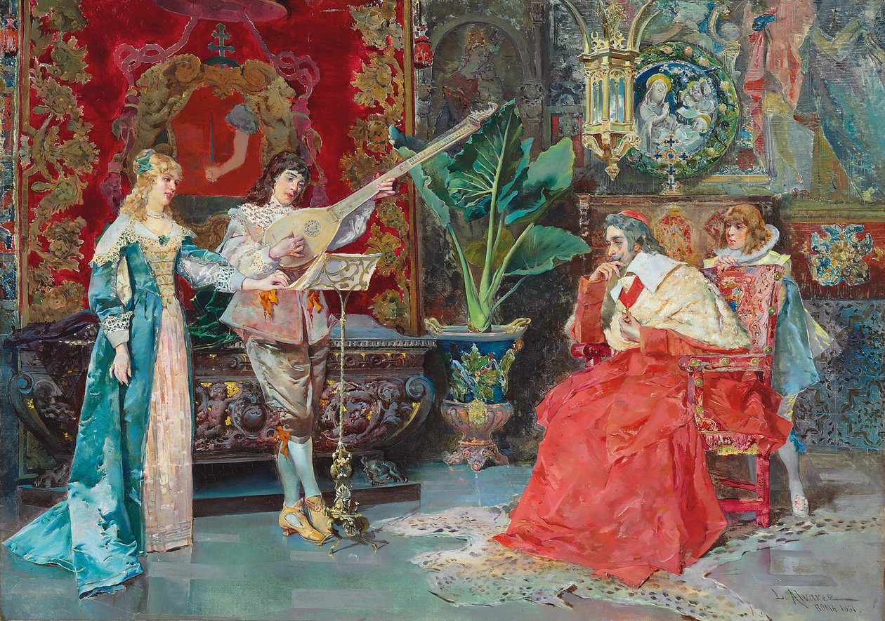 Ein musikalisches Zwischenspiel, 1881 von Luis Alvarez Catalá