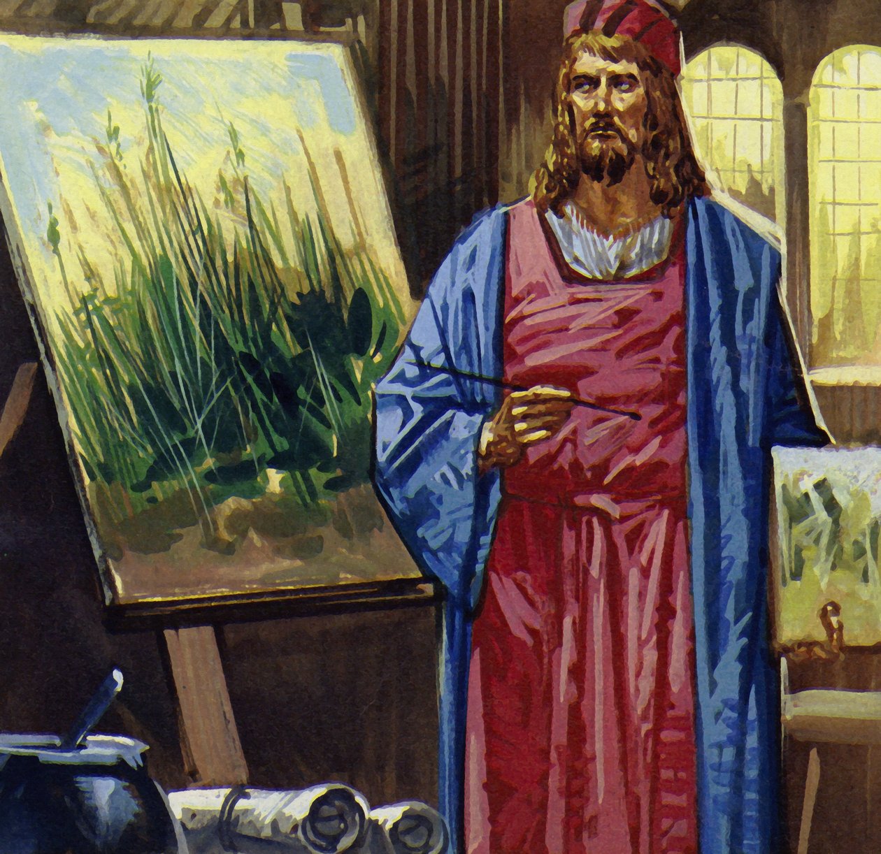 Dürer reiste nach Venedig und verbrachte dort viel Zeit mit Malen von Luis Arcas Brauner