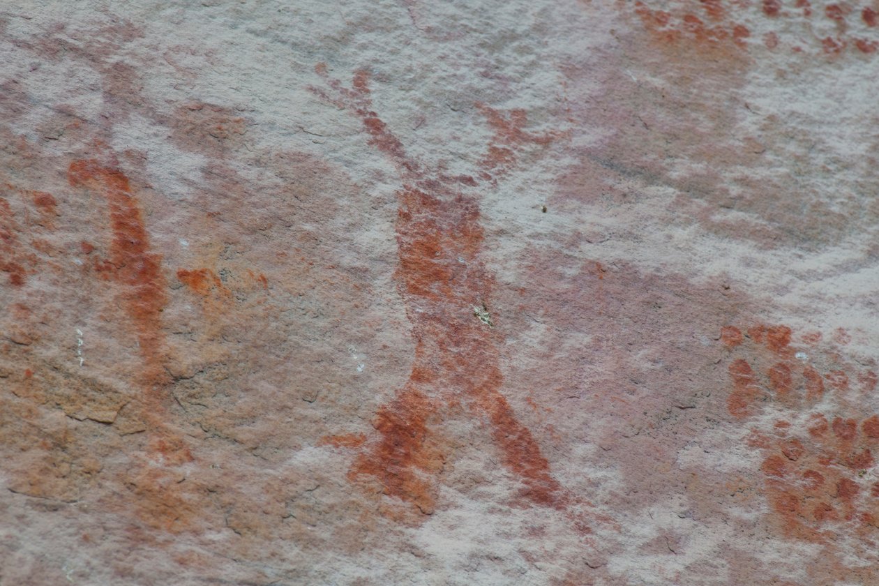 Piktographie, Faical, San Ignacio, Cajamarca, Peru, 2015 von Luis Rosendo.