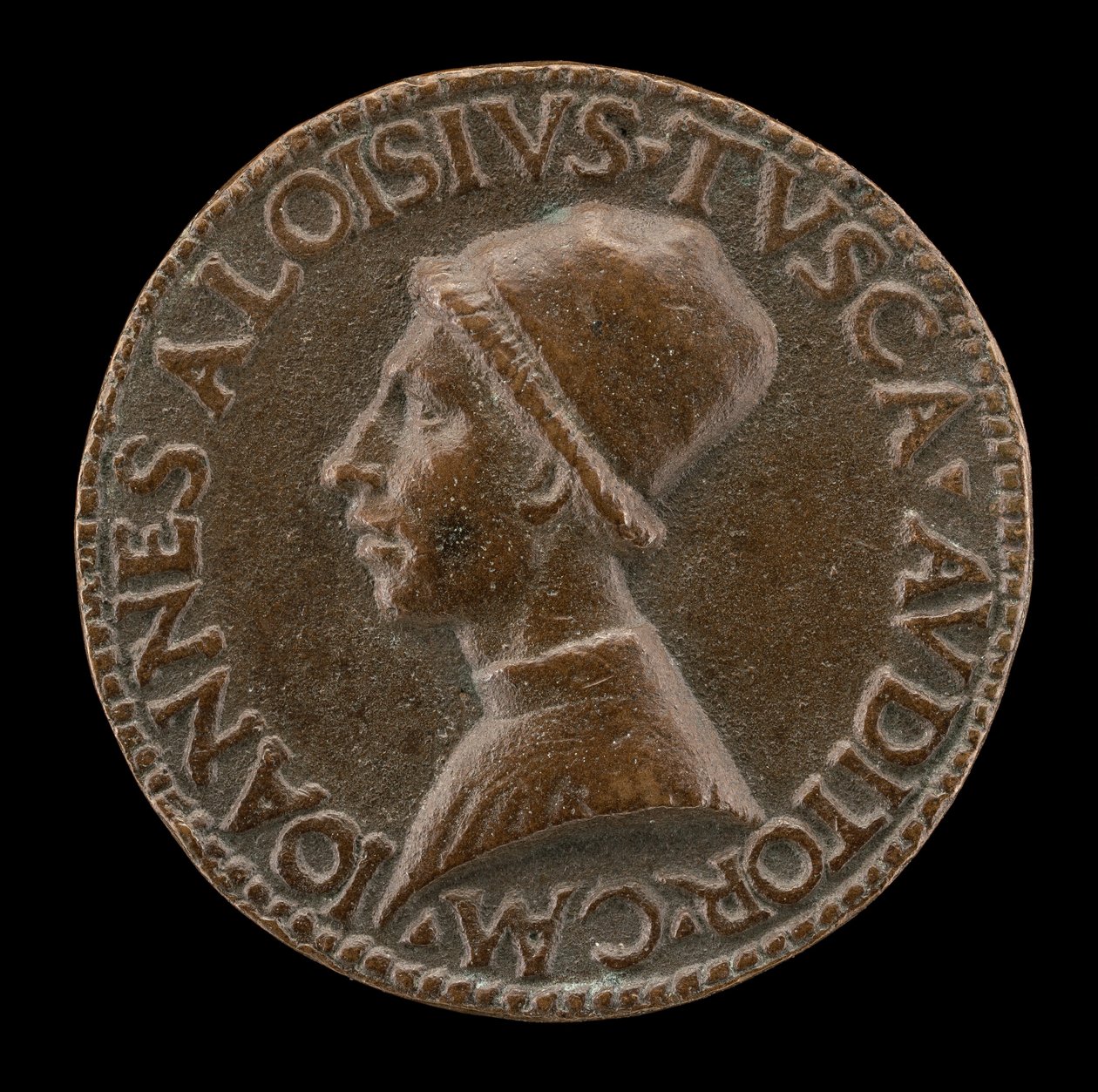 Giovanni Alvise Toscani, ca. 1450-1478, Mailänder Juriskonsult, Konsistorialanwalt...[Vorderseite] von Lysippus Junior