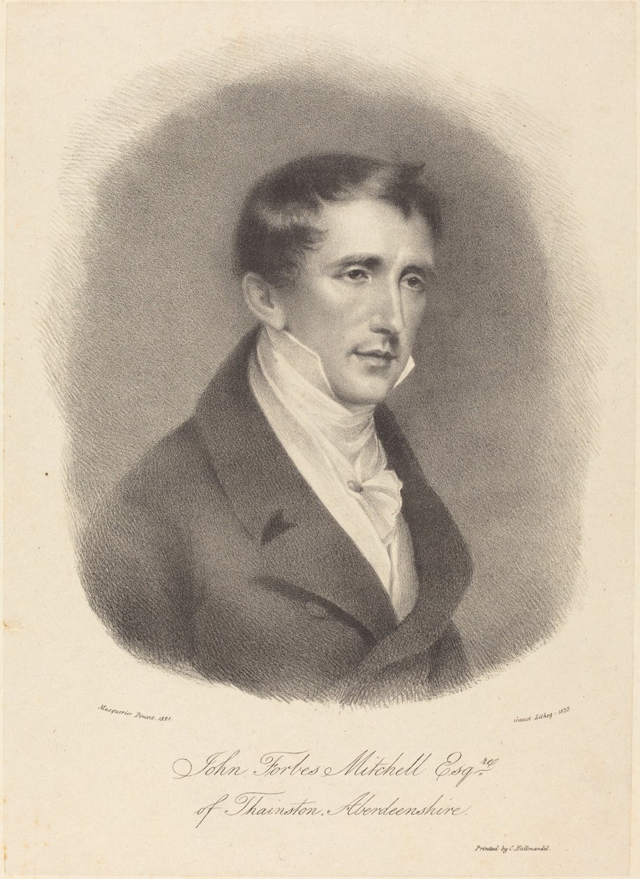 John Forbes Mitchell von M. Gauci after John James Masquerier