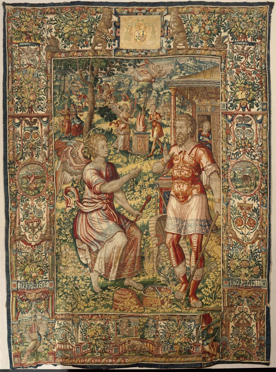 Geschichte von Gideon, spätes 16. Jahrhundert (Seide und Wolle) von Maerten van Heemskerck