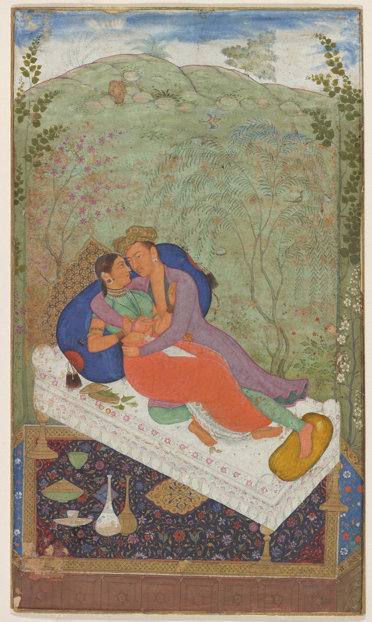 Sultan Murad und eine Gemahlin, ca. 1597 von Manohar