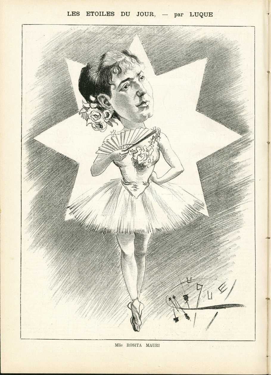 Illustration von Manuel Luque (1854-1919) in La Caricature (1880) von Manuel Luque