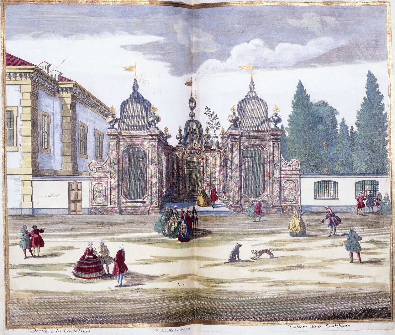Volier dans Castellazo, 1743 von MarcAntonio dal Re