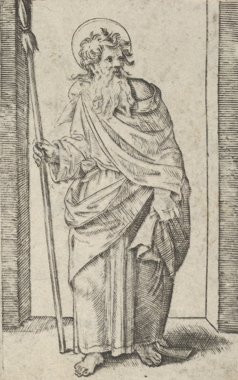 Heiliger Matthias von Marcantonio Raimondi