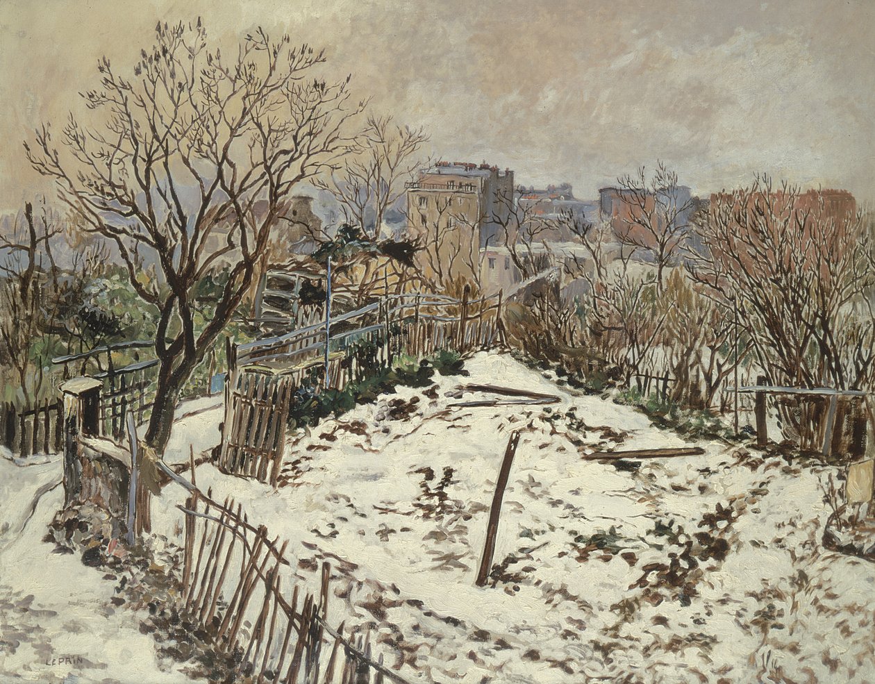Die Schrebergärten von Montmartre von Marcel Leprin