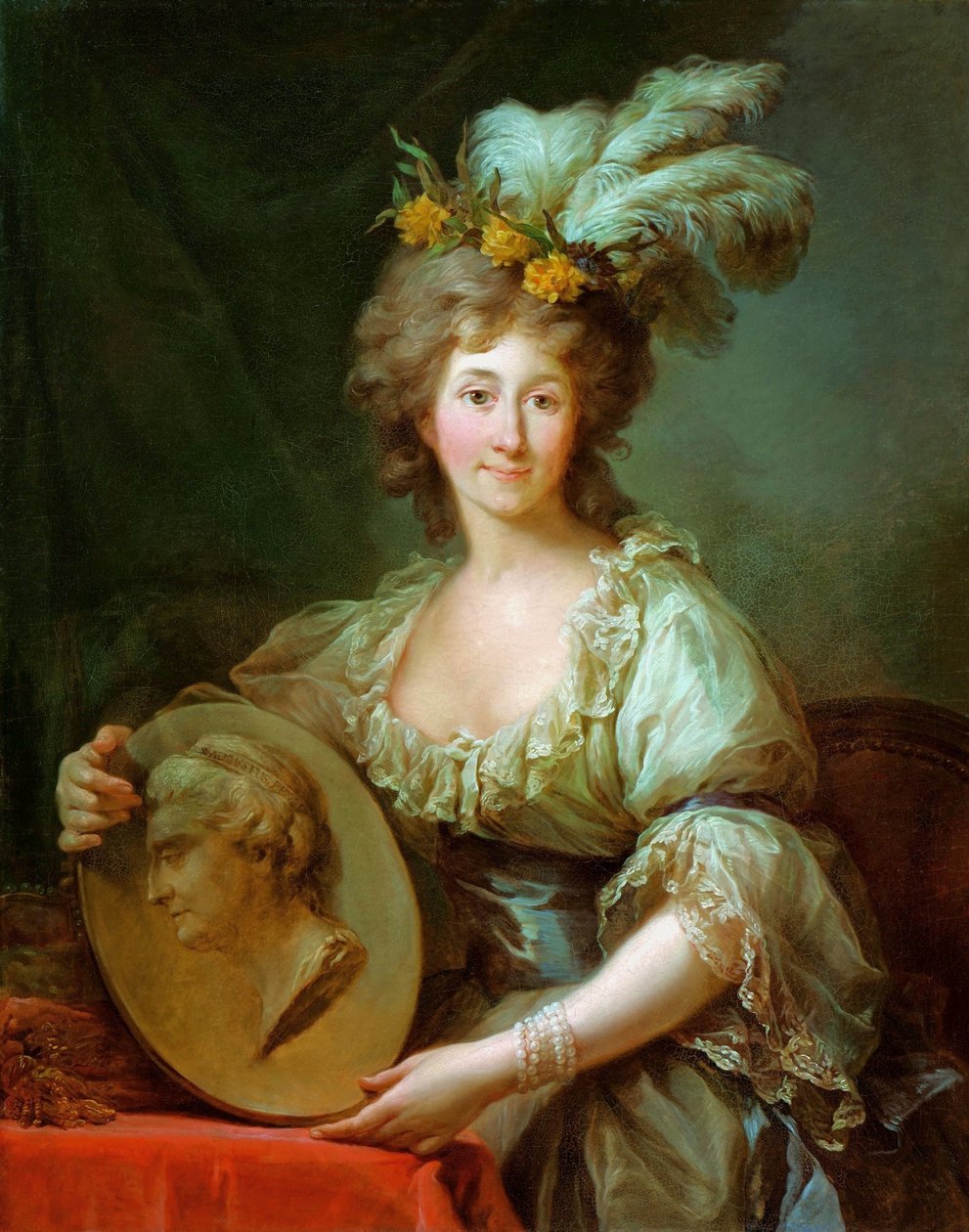 Porträt von Anna Charlotta Dorothea Biron, Prinzessin von Kurland von Marcello Bacciarelli