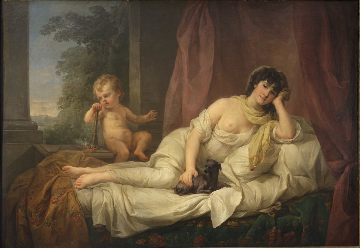 Porträt der Schauspielerin Anna Lampel von Marcello Bacciarelli