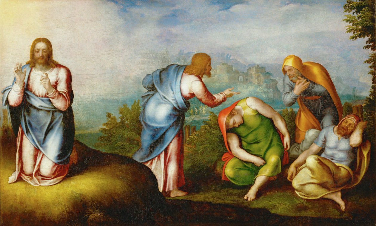 Christus am Ölberg, um 1560-70 von Marcello Venusti
